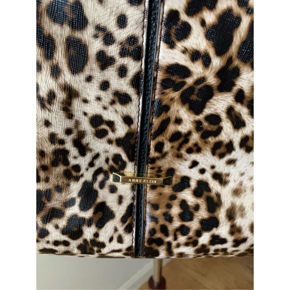 Ann Klein leopard print shoulder tote purse - Picture 2 of 5